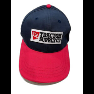 BNWOT Mens Womens Tractor Supply Trucker Hat Blue Red Brimmed Cap